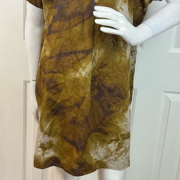 Grade & Gather Blue Gray Splatter Mini Dress S/M - Picture 6 of 16